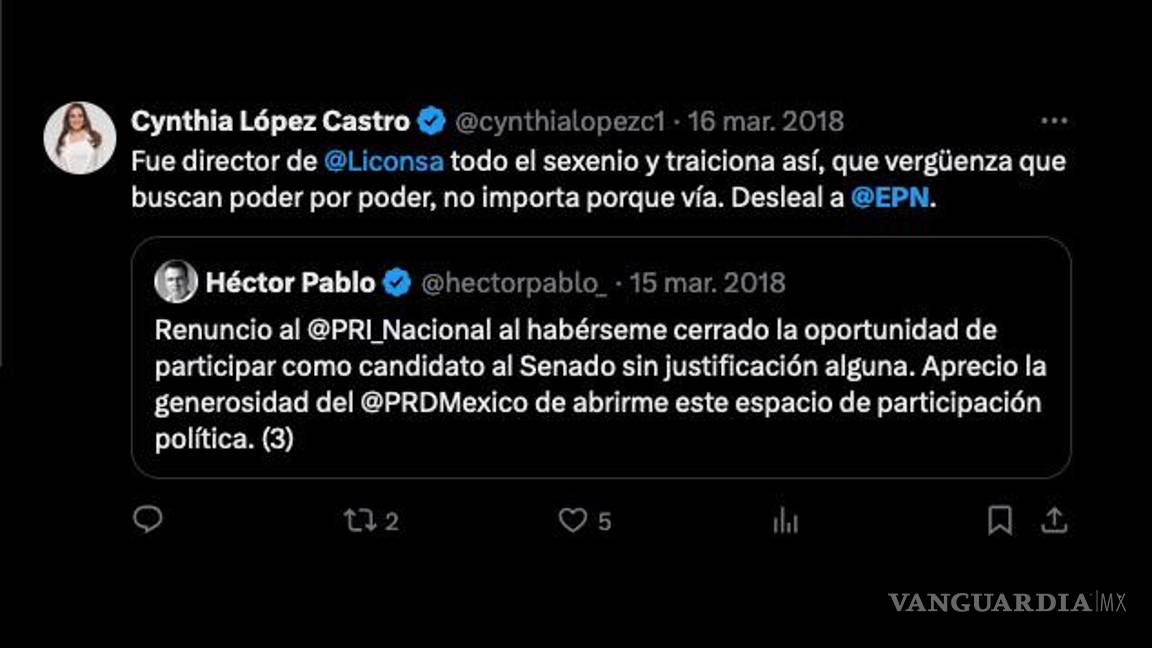 $!Se va con Morena diputada del PRI ‘leal’ a Peña Nieto y crítica de AMLO