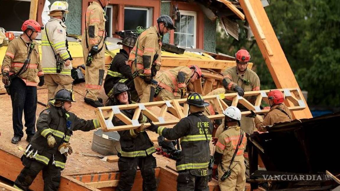 Reportan derrumbe de edificio ahora en Washington; hay varios heridos