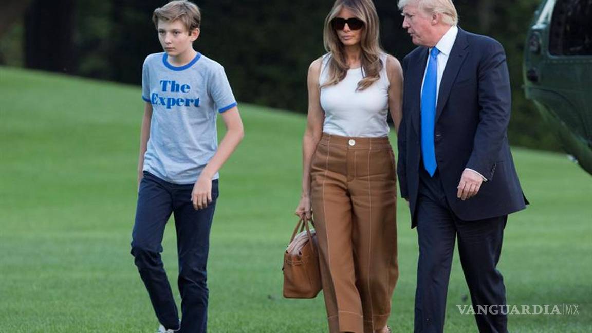 $!Melania Trump y su hijo Barron se mudan a la Casa Blanca