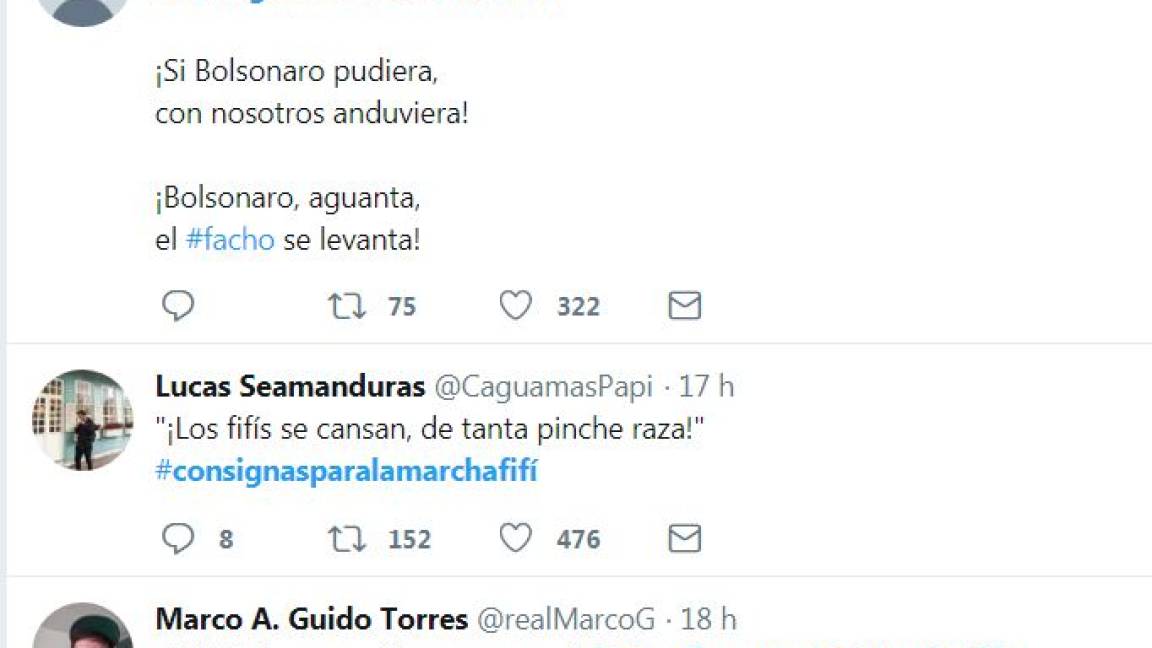 $!#ConsignasParaLaMarchaFifí, el hashtag contra los defensores del NAIM