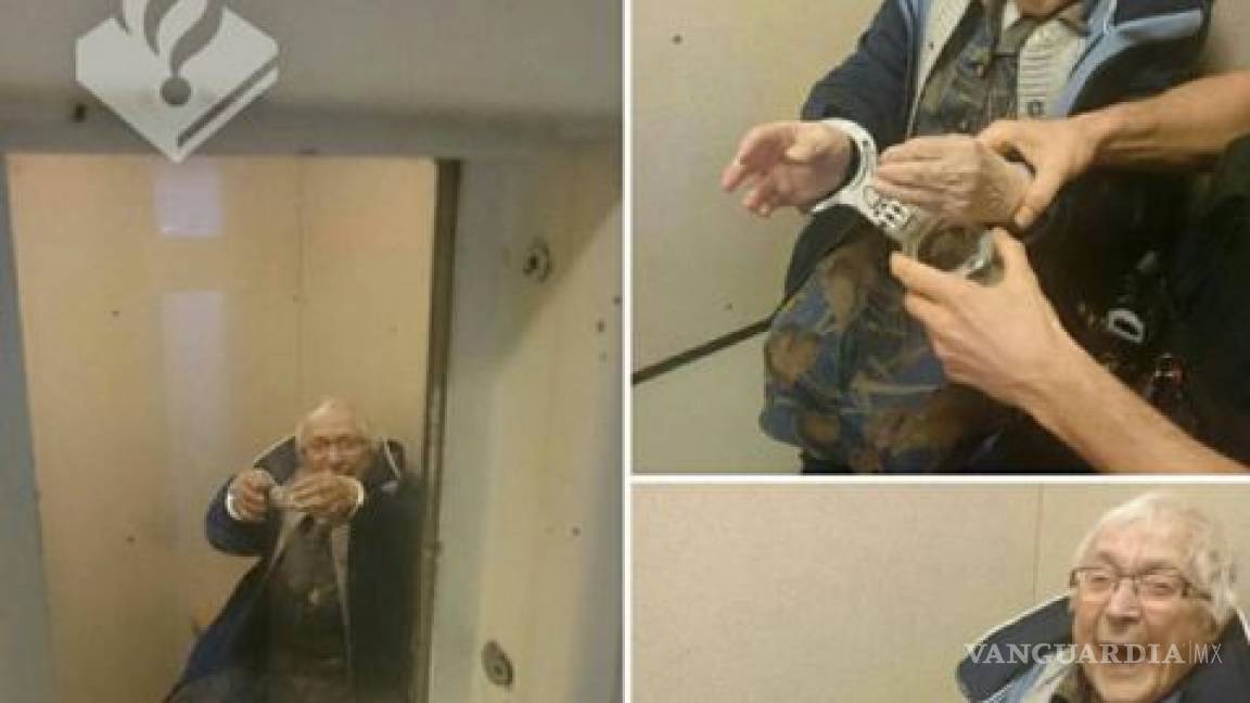 Mujer de 100 años 'cumple sueño' de ser arrestada por primera vez