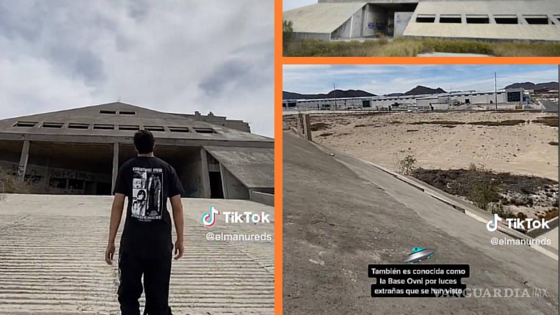 Así se ve por dentro la ‘Pirámide de Ramos Arizpe’; tiktoker se adentra en edificio abandonado (video)