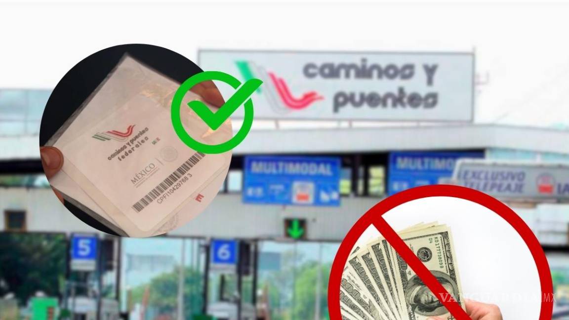 Adiós al efectivo: Capufe solo cobrará con TAG en autopistas de México
