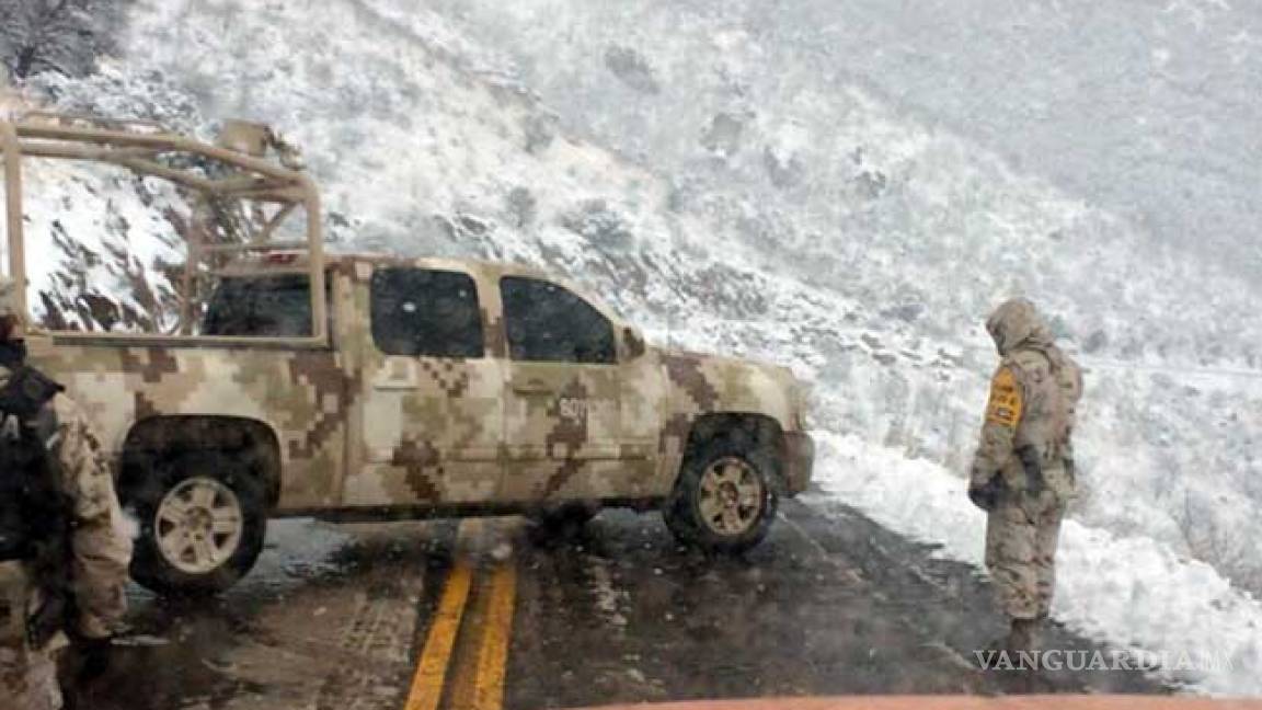 Reabren carretera en Sonora-Chihuahua tras nevada