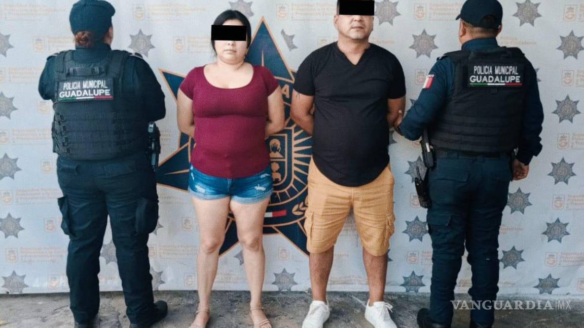 Cae pareja de tamaulipecos con vehículo BMW con reporte de robo, en Nuevo León