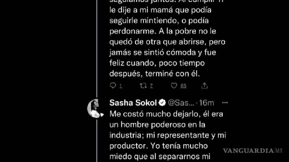 $!Sasha relató cómo le costó trabajo terminar la relación con Luis de Llano.