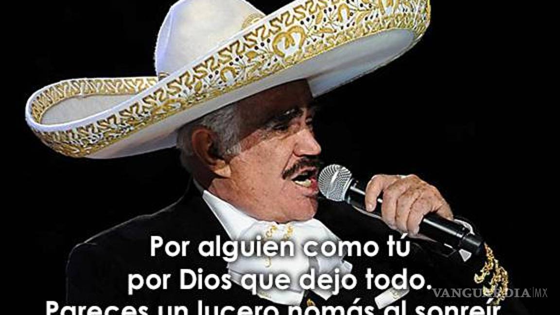 $!"Sigo siendo el rey" y otras 14 frases con las que recordaremos a Vicente Fernández