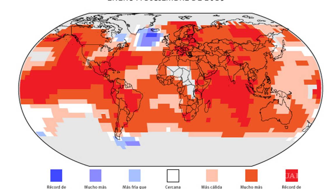 $!El año 2015 fue el más caliente en 136 años