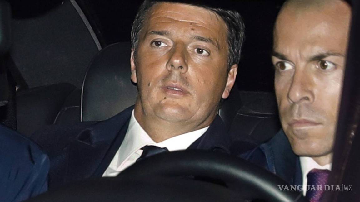 Renzi se despide de Gobierno