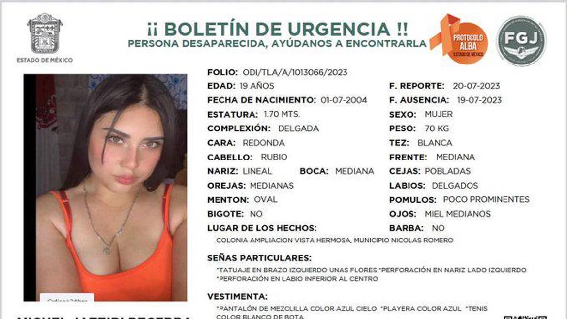 $!Se informó que presentaba huellas visibles de violencia y que fue golpeada.