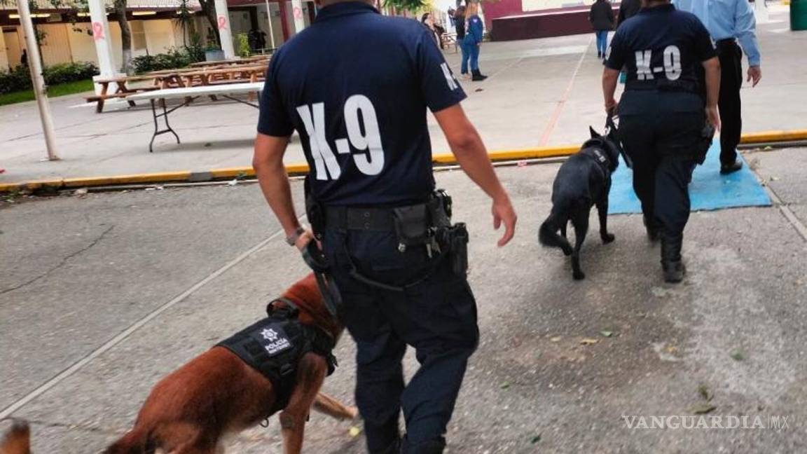 $!El operativo se realizó en distintos niveles y se contó con el apoyo de elementos caninos, según informó la autoridad municipal.