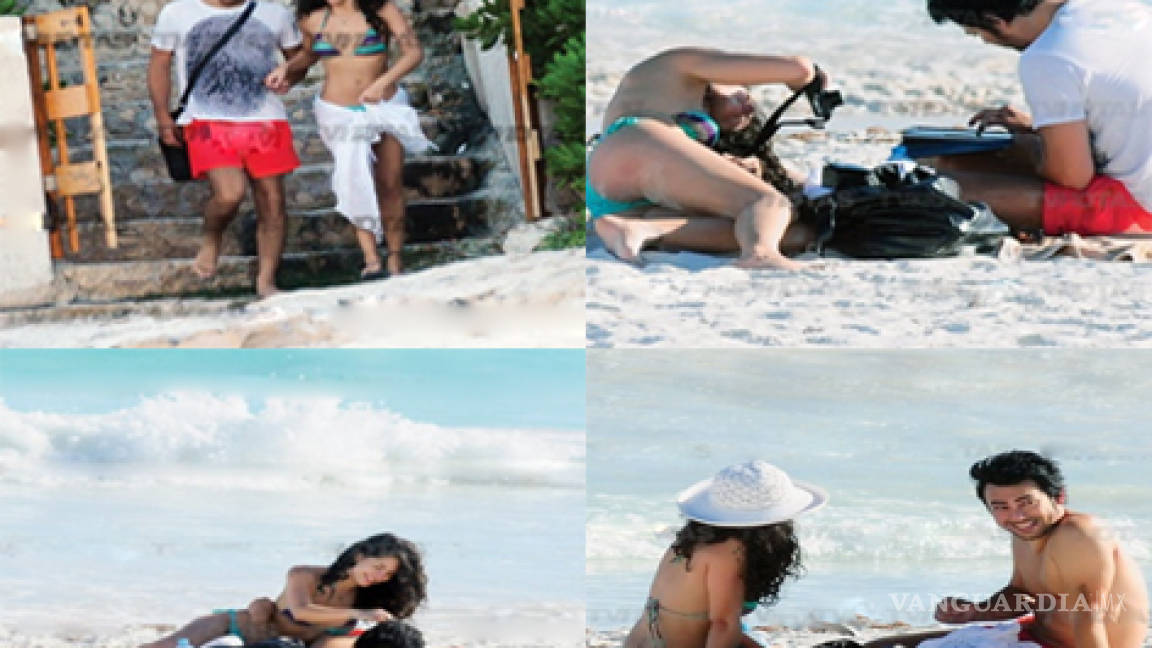 Bárbara Mori derrocha pasión durante sus vacaciones en Cancún
