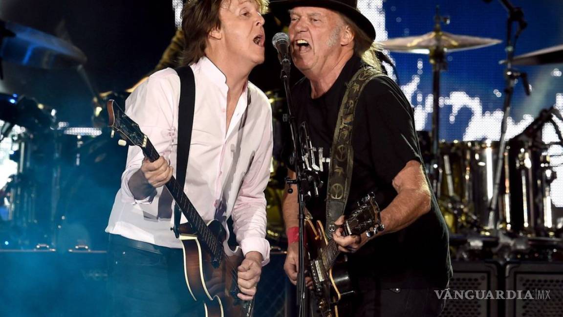 Paul McCartney y Neil Young juntos en el Desert Trip