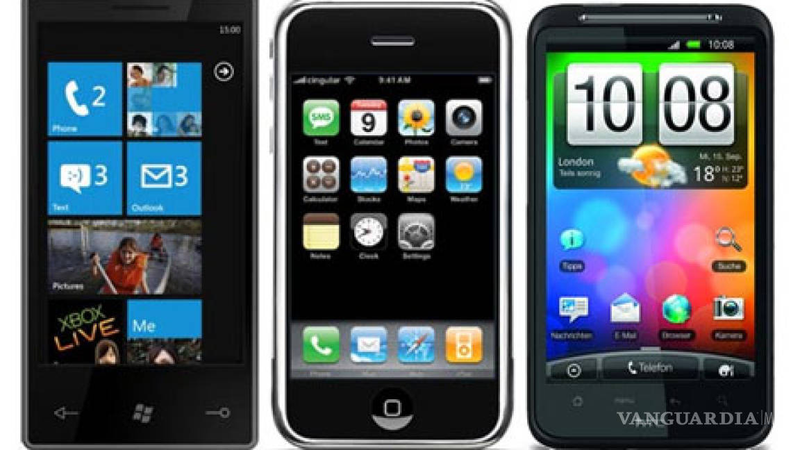 Android, iOS y Windows Phone 7; las diferencias entre sistemas operativos