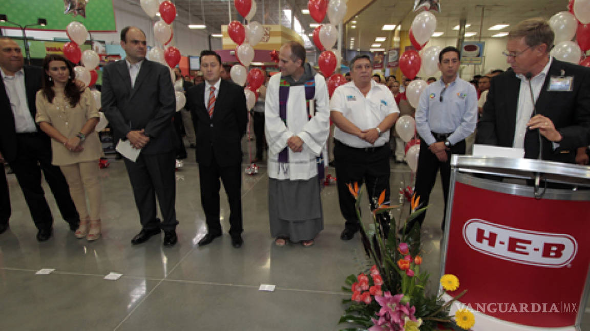 Inaugura Howard Butt la tienda HEB `San Patricio' en Saltillo