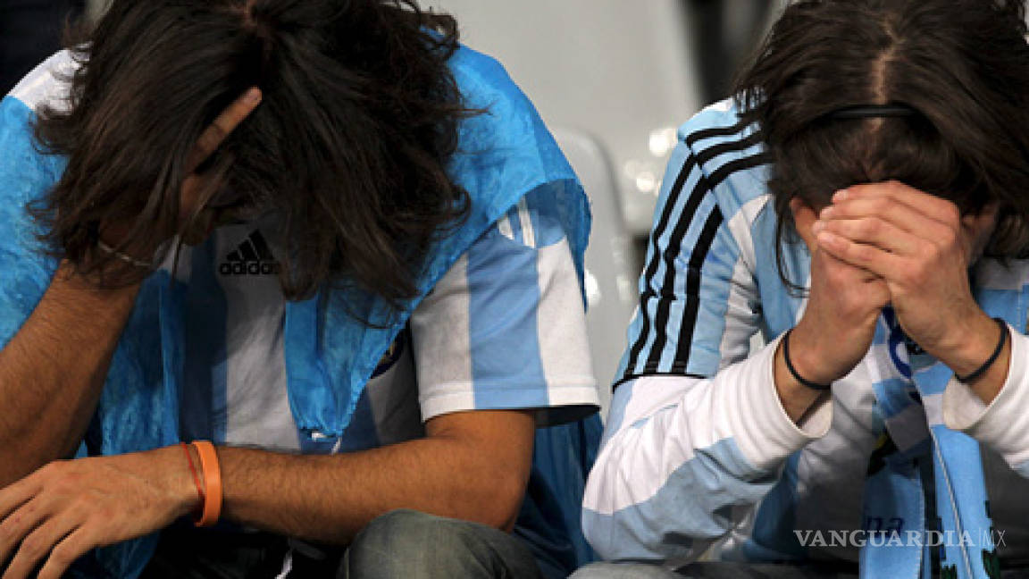 Argentina llora la eliminación del Mundial
