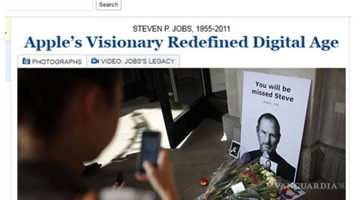 Lo que dijeron los medios sobre la muerte de Steve Jobs