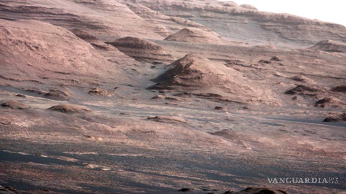 Curiosity descubre discordancia geológica