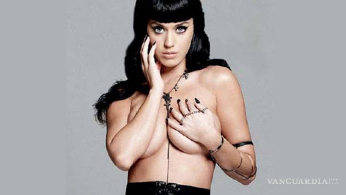 Katy Perry semidesnuda, para revista