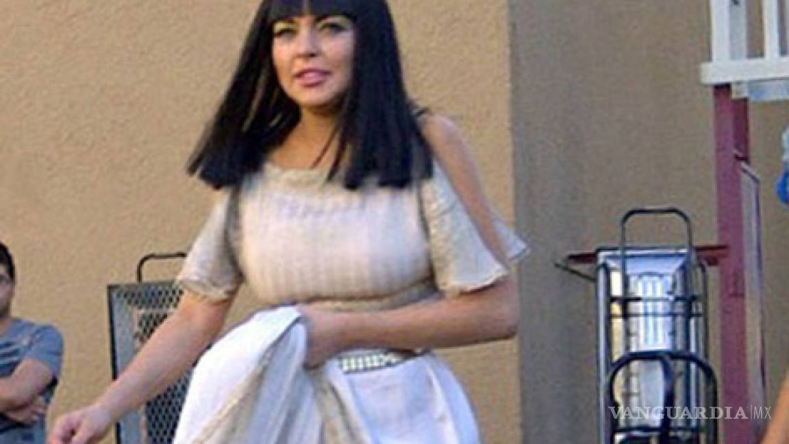 Lindsay Lohan, al estilo Cleopatra