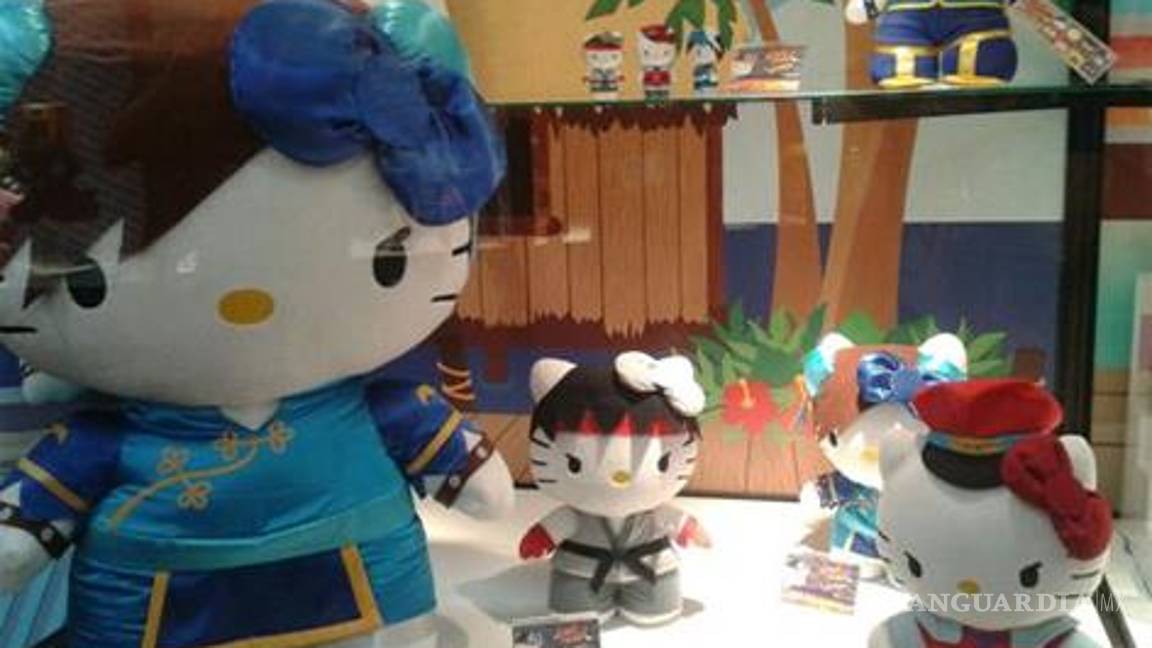 Hello Kitty le &quot;entra&quot; a la pelea con Street Fighter