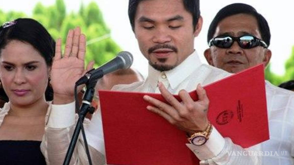 Pacquiao jura como congresista en Filipinas