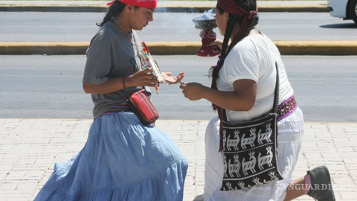 Representes de pueblos indígenas llegan a Piedras Negras, Coahuila