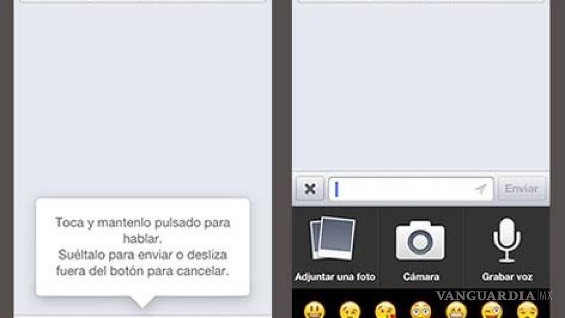 Facebook permite grabar videos y enviar mensajes de voz desde su app