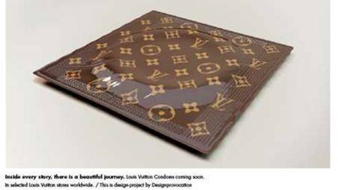 Condón de lujo Louis Vuitton, sólo un rumor