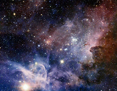 Captan una imagen de la nebulosa de Carina, incubadora de estrellas