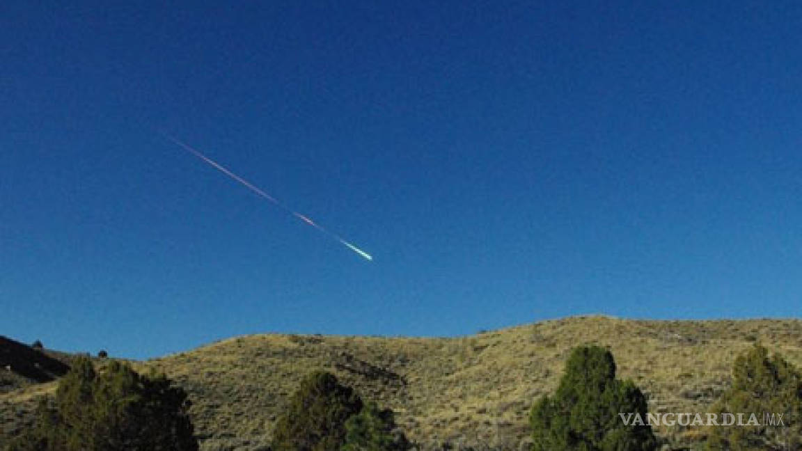 NASA capta meteorito entrando a la Tierra