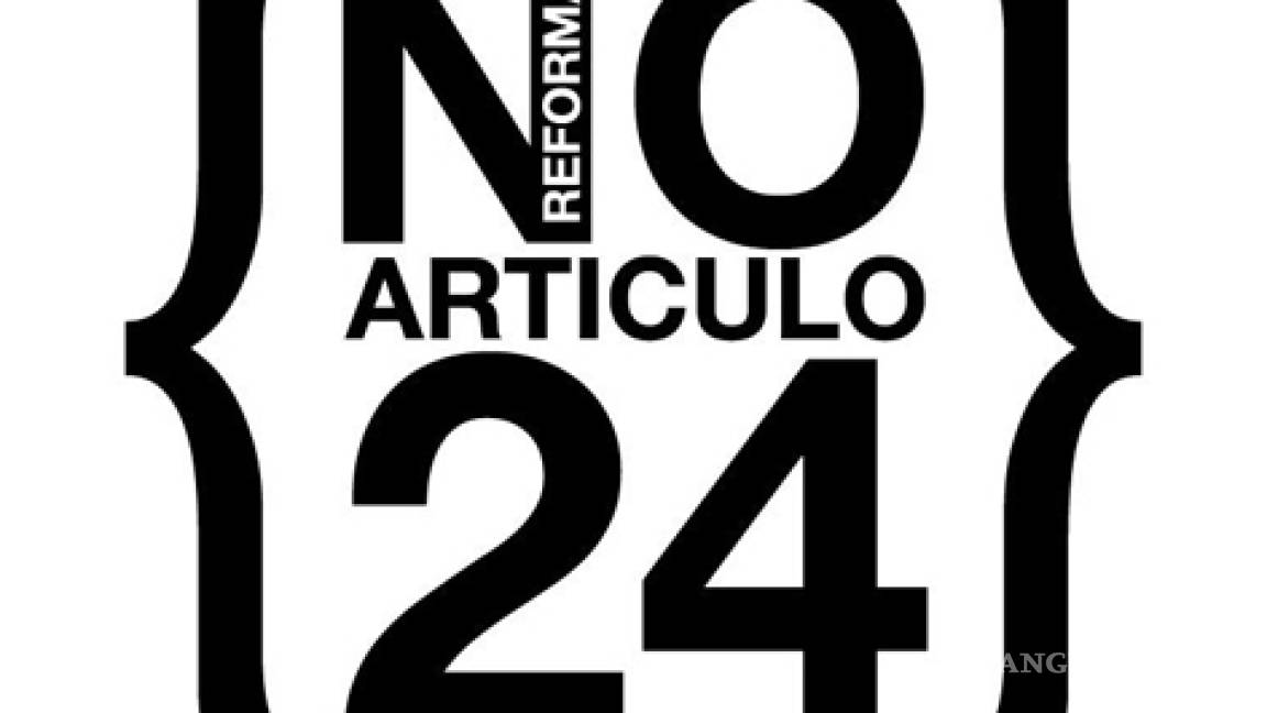 Protestan en Saltillo contra el artículo 24