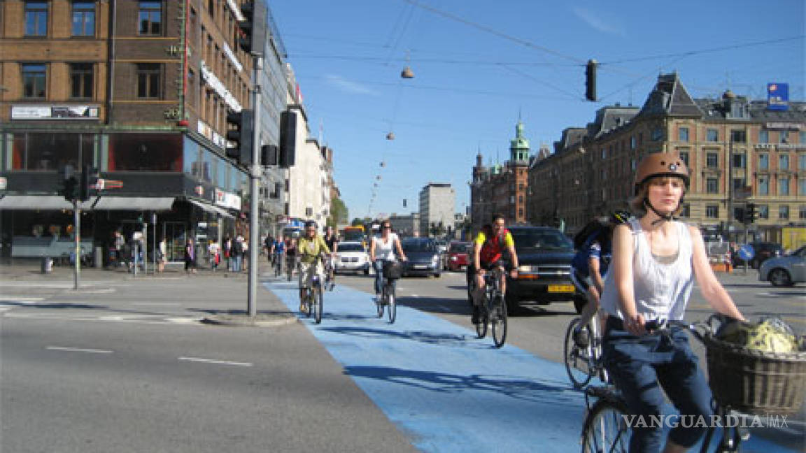 Copenhague: Antes y después del carril-bici