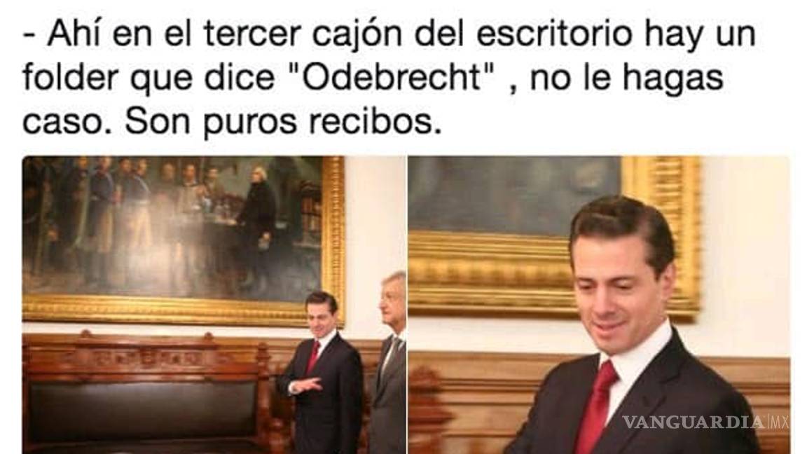$!Peña Nieto le da consejos a AMLO en estos memes