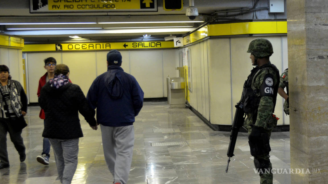 Inútil e ilegal la Guardia Nacional en el metro: especialistas en seguridad