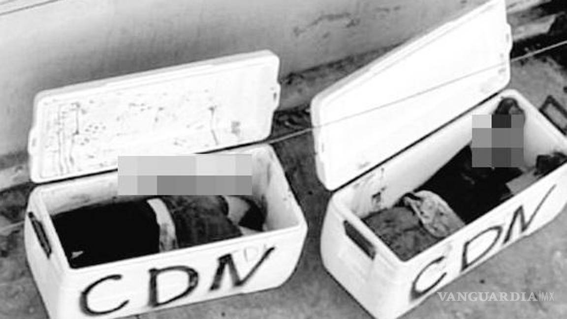 $!Hallan dos hieleras con restos humanos en Nuevo León