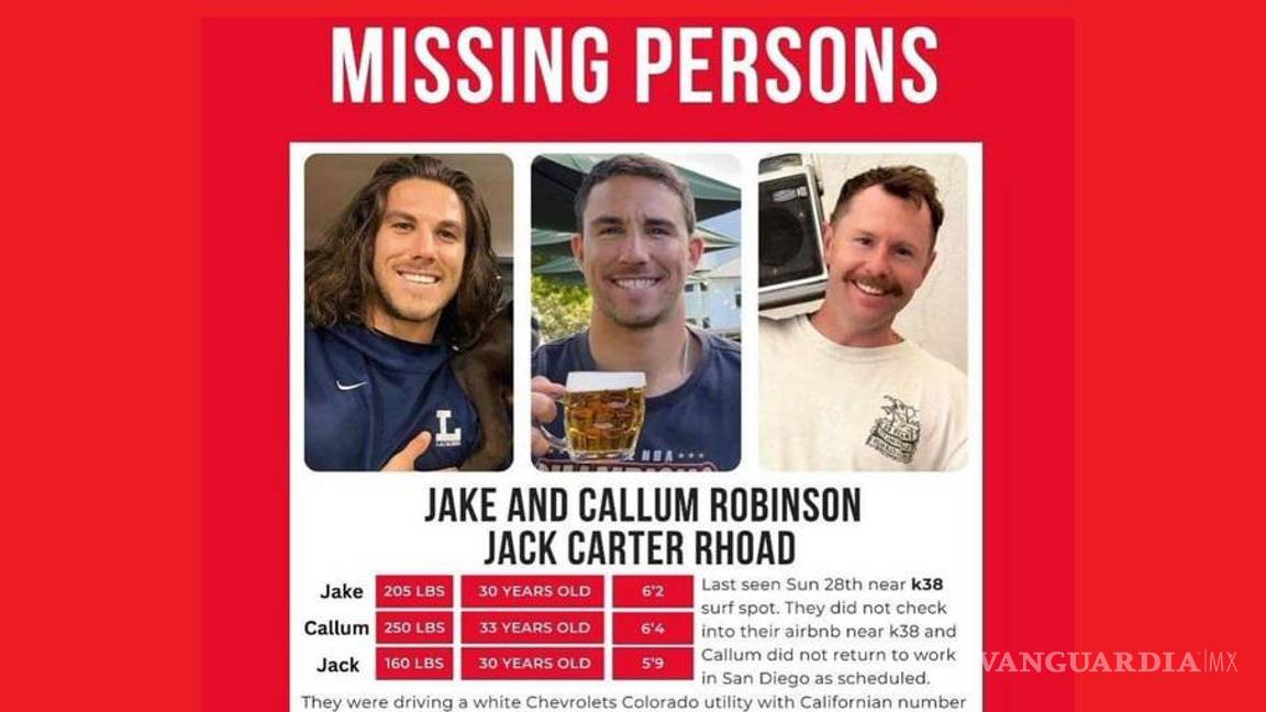 $!Desaparecen surfistas australianos en México, viajaron a Baja California