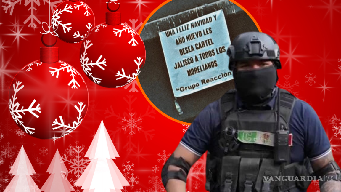 Con narcomanta, grupo delictivo desea ‘feliz Navidad y Año Nuevo’ en Morelia, Michoacán