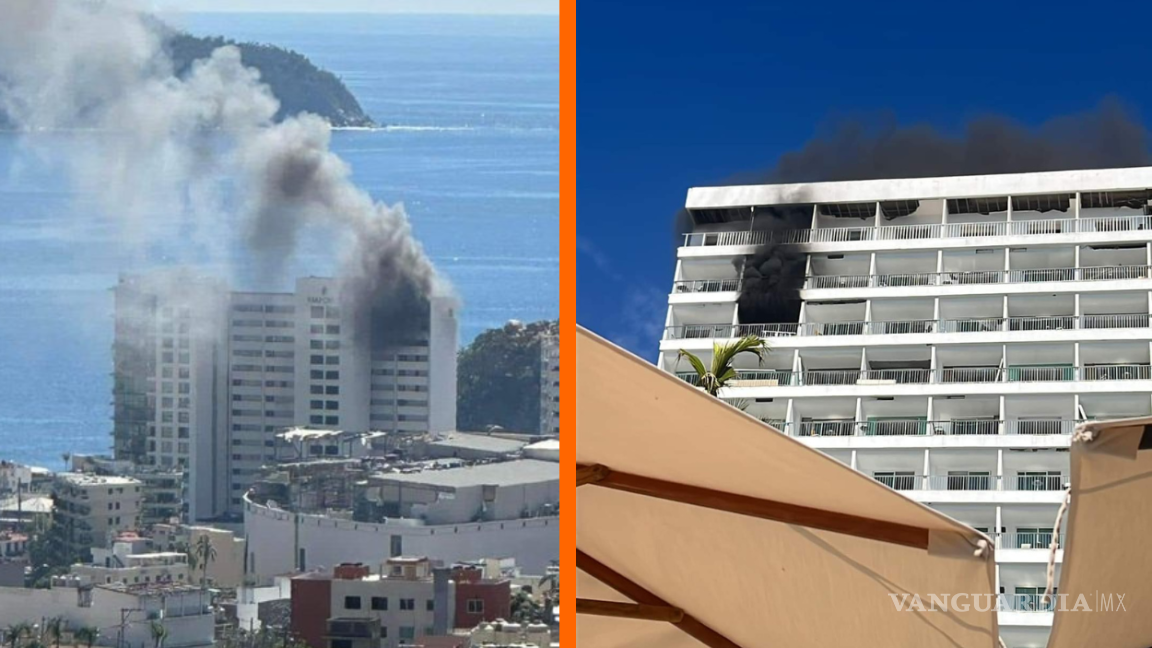 Habitaciones del Hotel Emporio, afectado por huracán ‘Otis’ en Acapulco, se incendiaron