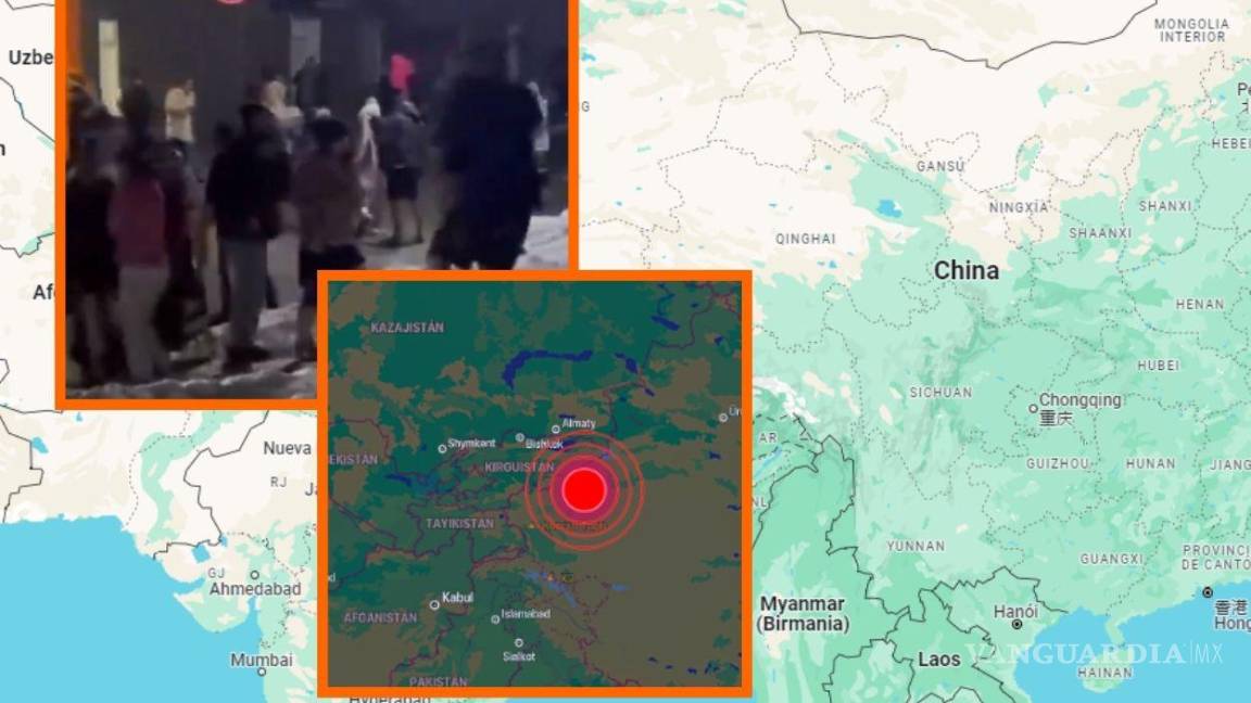 China: terremoto con magnitud 7 azotó en la frontera de Kirguistán y Sinkiang