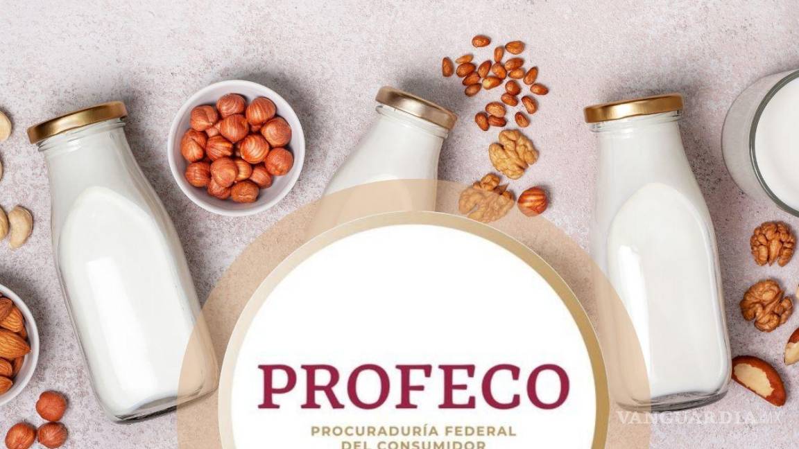 Leche de almendra, coco y soya... Profeco desmiente contenido de marcas lácteas