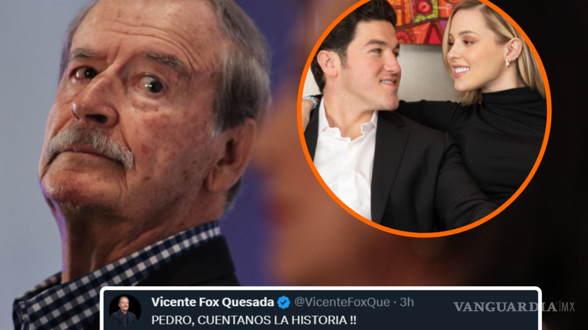 Vicente Fox llama a Mariana Rodríguez, esposa de Samuel García, ‘dama de compañía’, y ella lo acusa de agresión