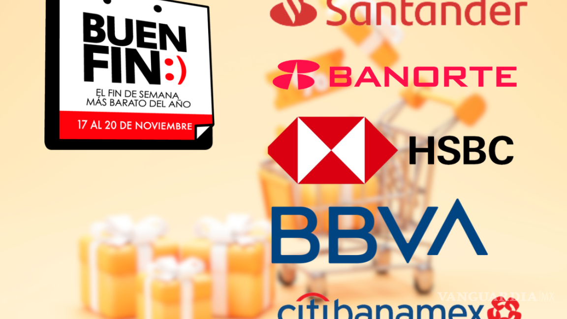 Buen Fin 2023: Cuáles son las promociones que tendrán los bancos Citibanamex, BBVA, Banorte, Santander y HSBC