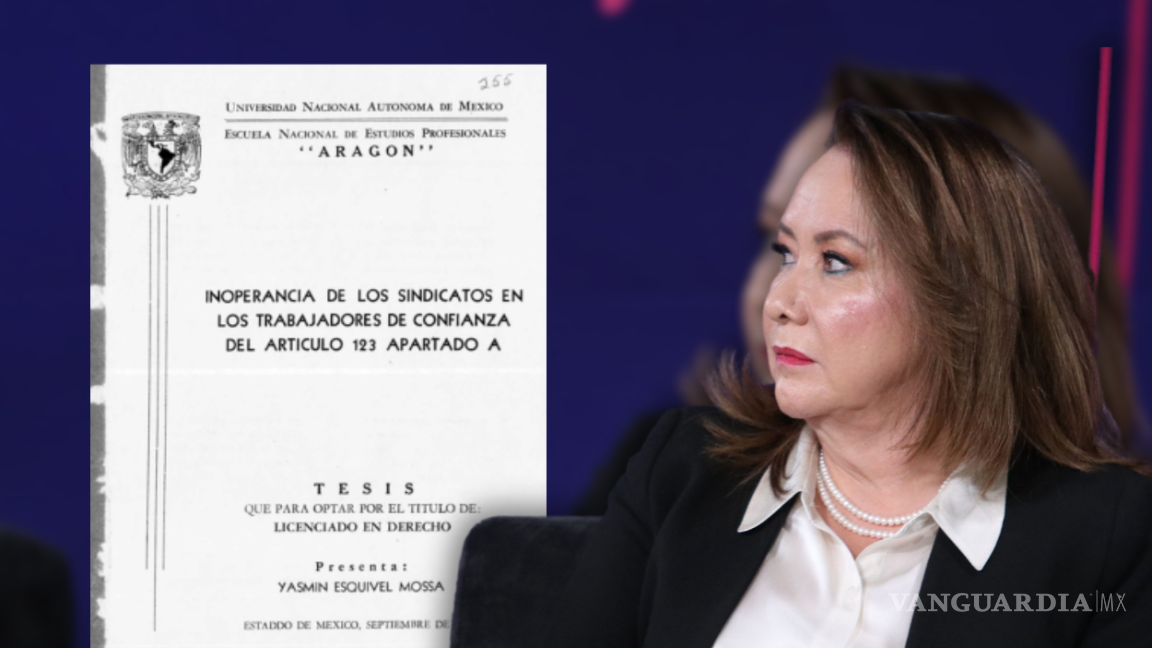 Yasmín Esquivel, ministra de la SCJN, pierde amparo; UNAM podrá pronunciarse sobre supuesto plagio de tesis