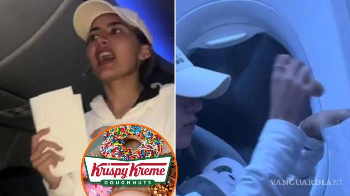 ¡‘Lady Krispy Kreme’ en persona! Mujer vende donas en pleno vuelo de Panamá a México
