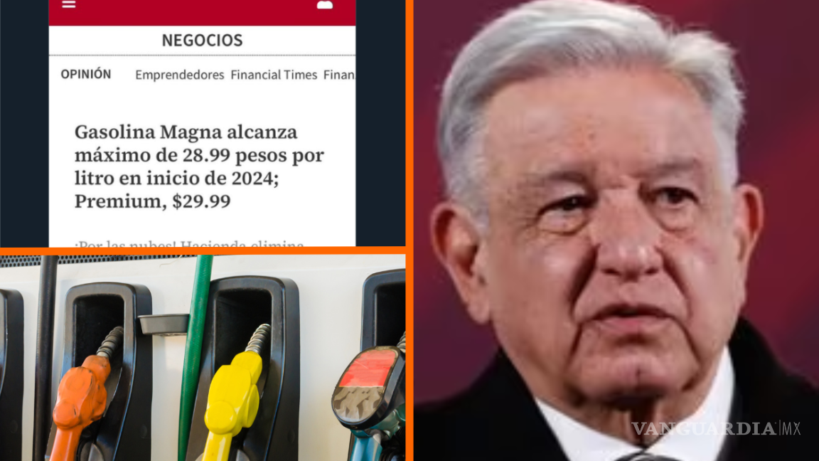 Gasolina Magna alcanza máximo de 28.99 pesos por litro en inicio