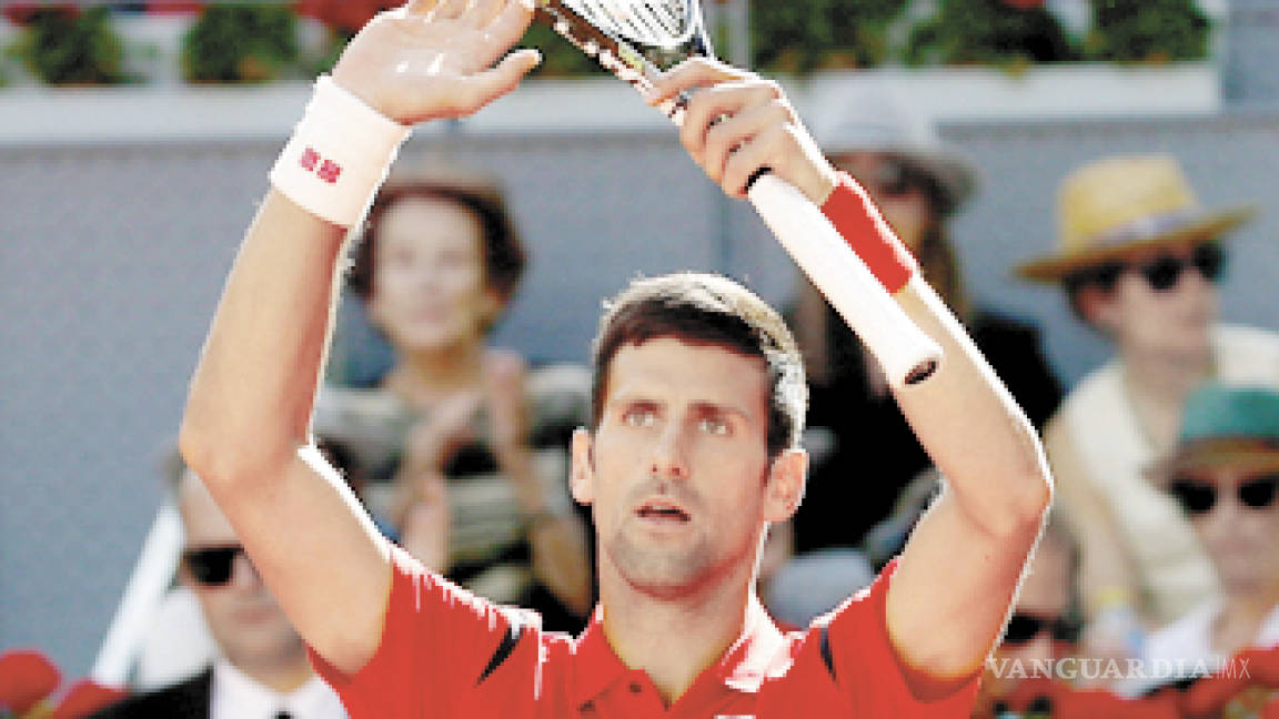 Reaparece Djokovic en Madrid y gana