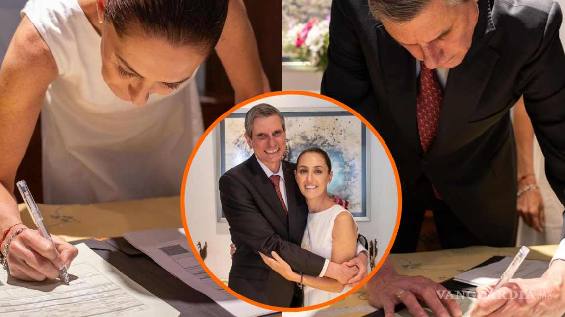 ¡Hubo boda! Claudia Sheinbaum publica foto de argollas y confirma su matrimonio con Jesús María Tarriba
