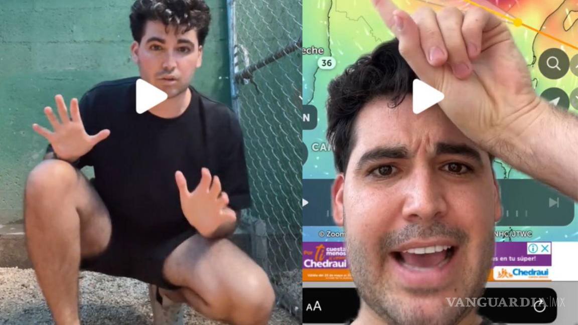 Influencer Mau López hace un ‘arca de Noé’ para sus animales durante huracán ‘Beryl’ en Yucatán