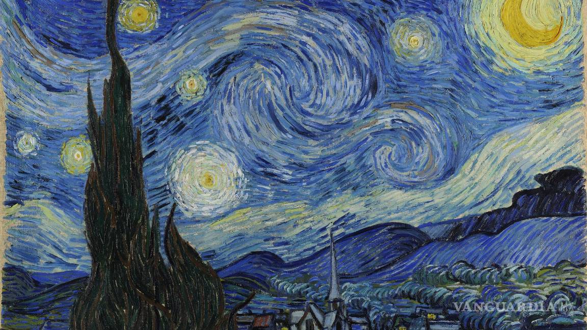 $!Óleo 'La noche estrellada' (The Starry Night) de Vincent van Gogh.